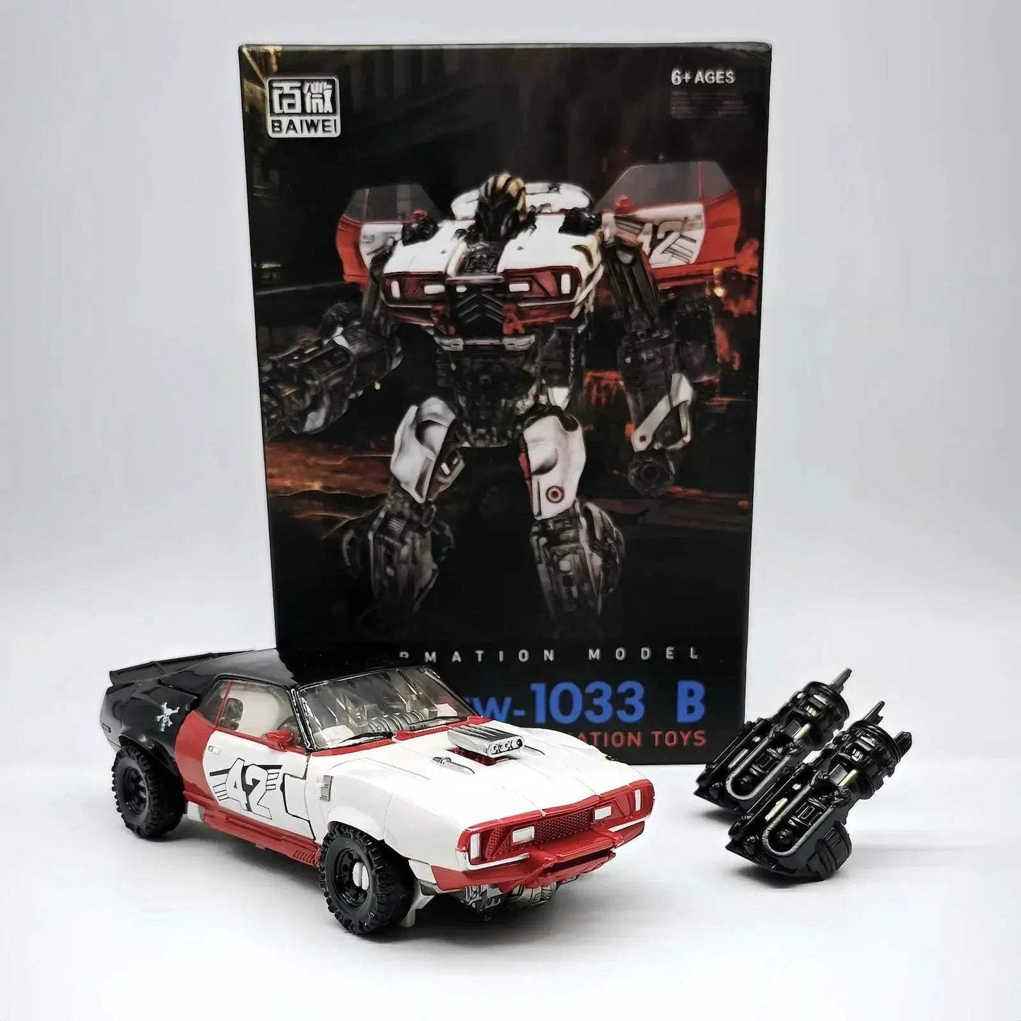 Blue Warrior Transformer Action Figure KO Edition Collectible - ToylandEU
