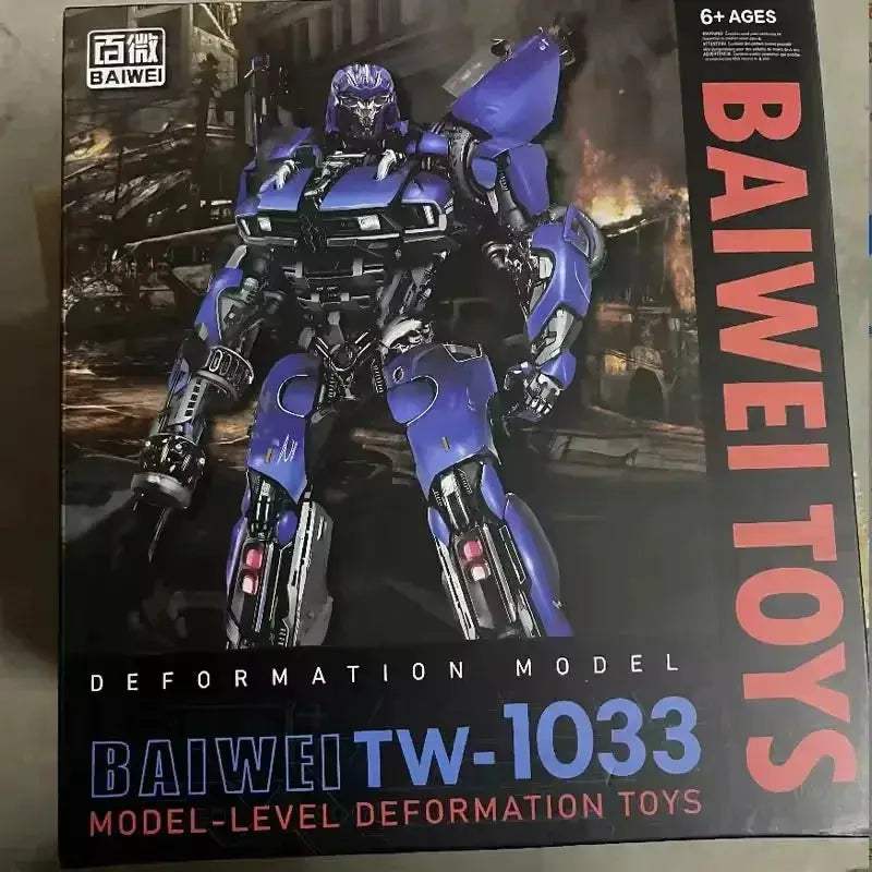 Blue Warrior Transformer Action Figure KO Edition Collectible - ToylandEU