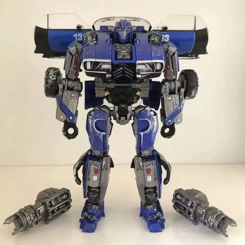 Blue Warrior Transformer Action Figure KO Edition Collectible - ToylandEU