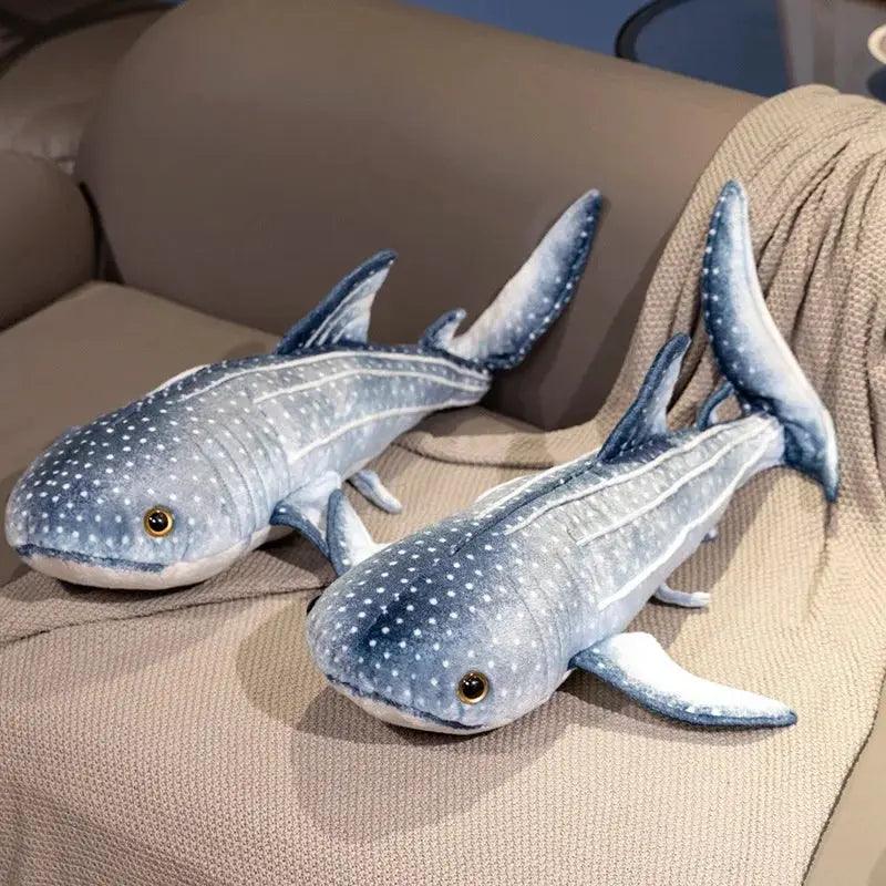  Blue Whale Plush Toy Lifelike Huggable Soft Pillow -  ToylandEU™