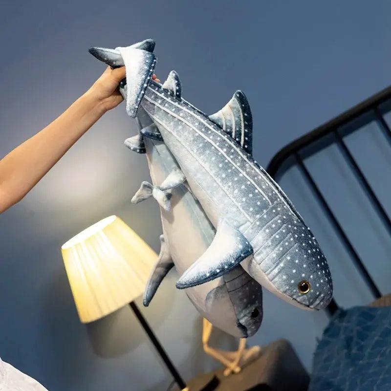  Blue Whale Plush Toy Lifelike Huggable Soft Pillow -  ToylandEU™