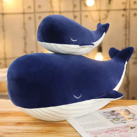  Blue Whale Plush Toy Soft Stuffed Animal Birthday Gift -  ToylandEU™