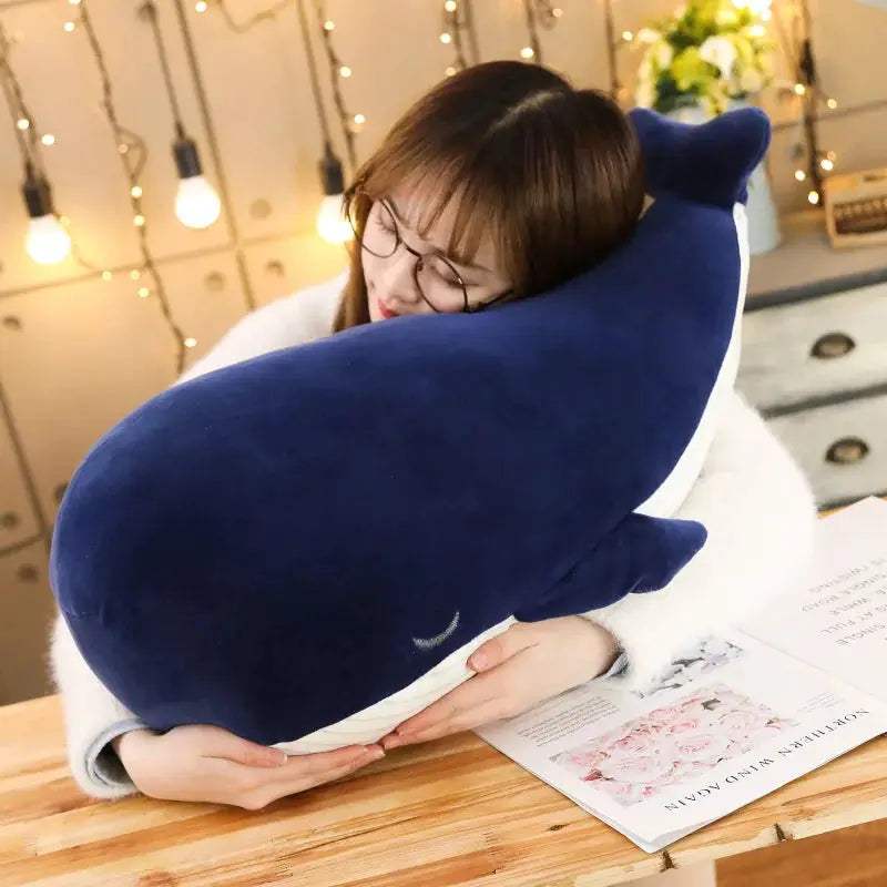  Blue Whale Plush Toy Soft Stuffed Animal Birthday Gift -  ToylandEU™
