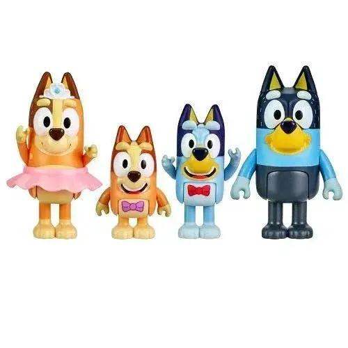Bluey Figures Four Pack Set For Imaginative Playtime Fun - ToylandEU