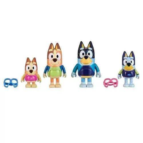 Bluey Figures Four Pack Set For Imaginative Playtime Fun - ToylandEU