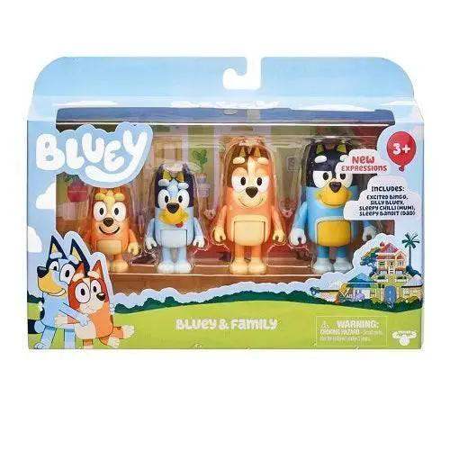 Bluey Figures Four Pack Set For Imaginative Playtime Fun - ToylandEU