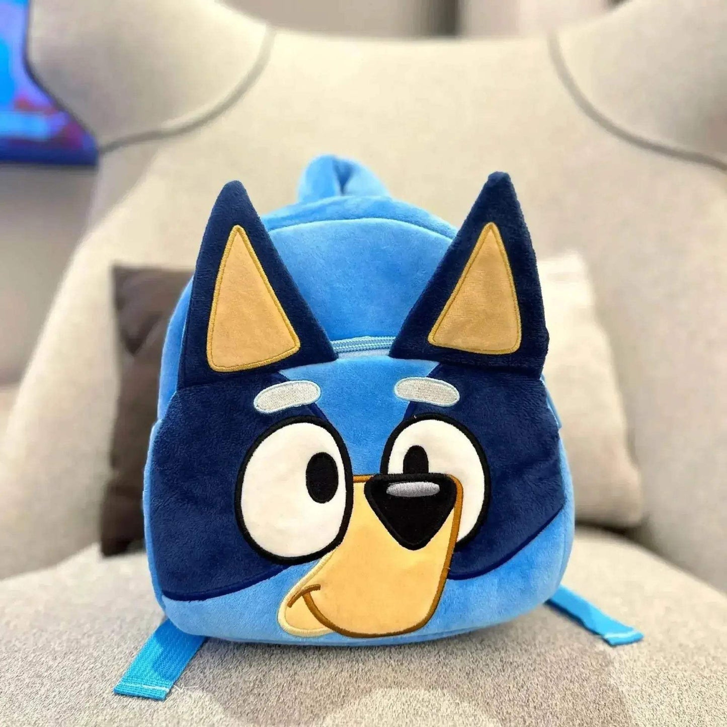  Bluey Cartoon Family Plush Backpack - Children's Fun Snack Bag,  -  ToylandEU™