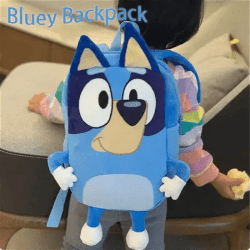  Bluey Family Plush Backpack - Cartoon Dog Schoolbag for Kids -  -  ToylandEU™