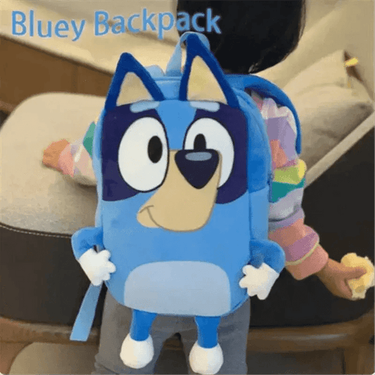  Bluey Family Plush Backpack - Cartoon Dog Schoolbag for Kids -  -  ToylandEU™