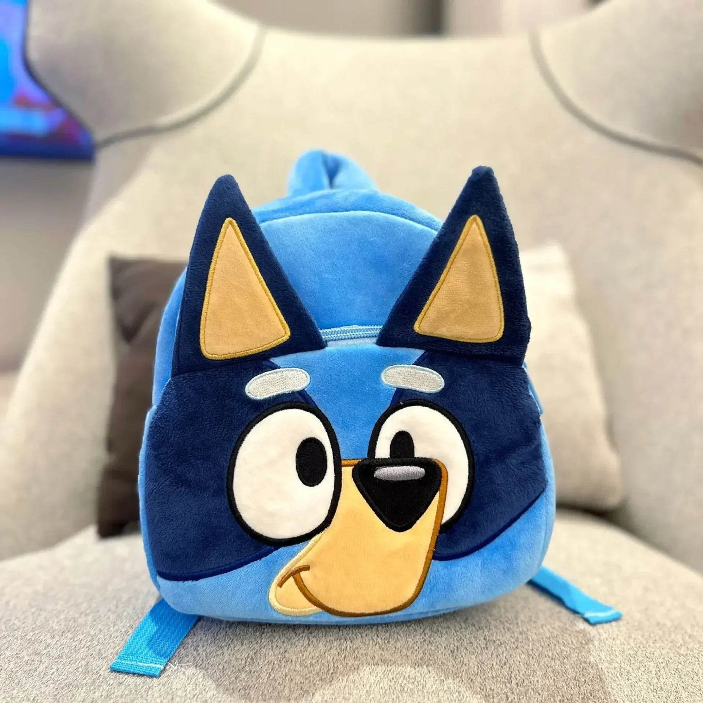 Bluey Plush Backpack: Fun Snack Bag for Kids' Adventures & Travel - ToylandEU