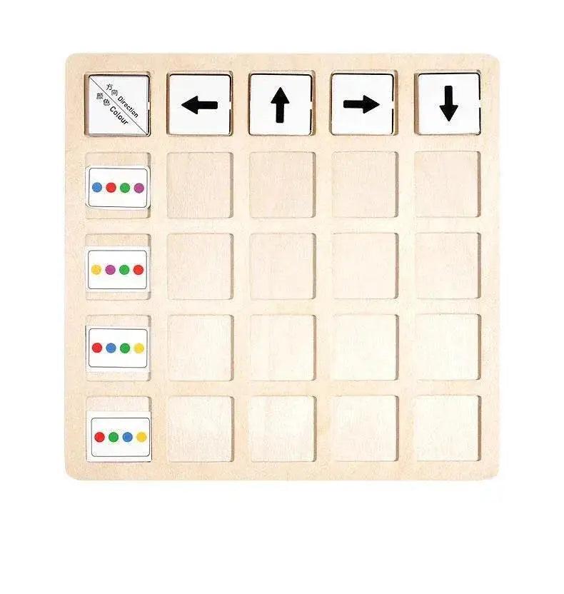  Wooden Montessori Color Logic Battle Board Game For Kids -  ToylandEU™