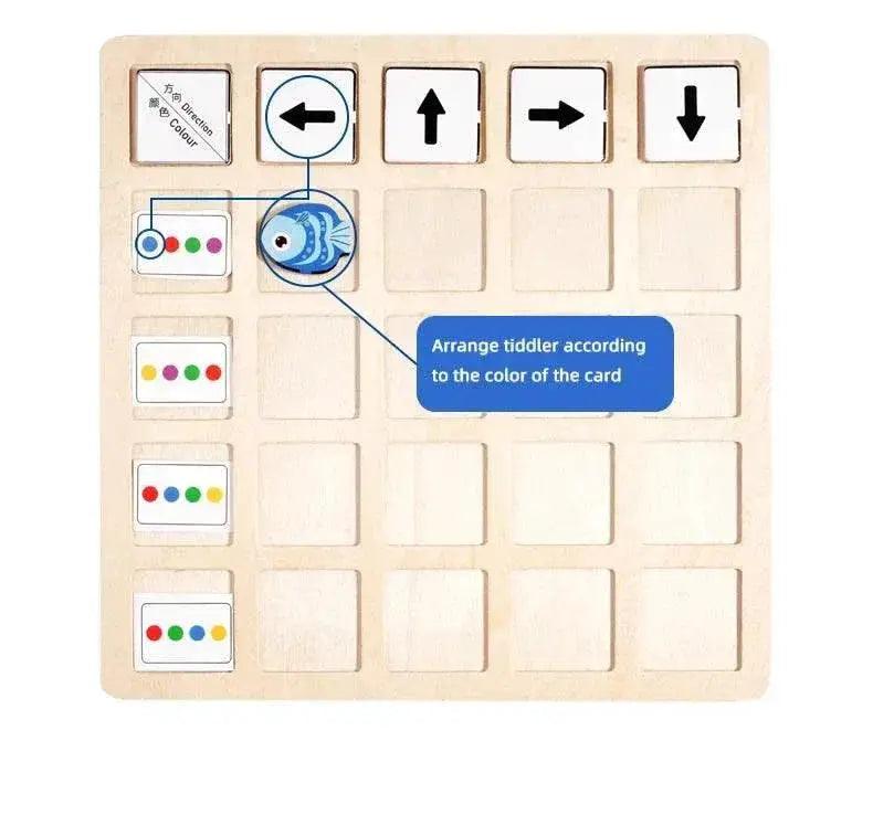  Wooden Montessori Color Logic Battle Board Game For Kids -  ToylandEU™