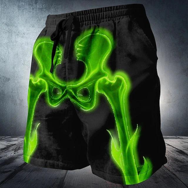 Board Shorts | Skull Print Quick Dry | Toylandeu™