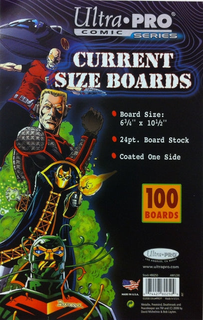 Boards - Current 6 3/4" x 10 1/2" (100 per pack) - ToylandEU