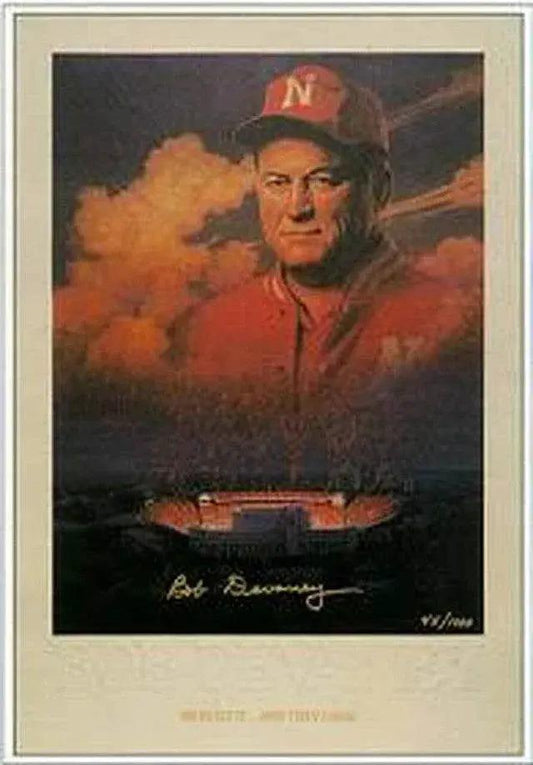  Bob Devaney Autographed Print Unframed Nebraska Coach -  ToylandEU™