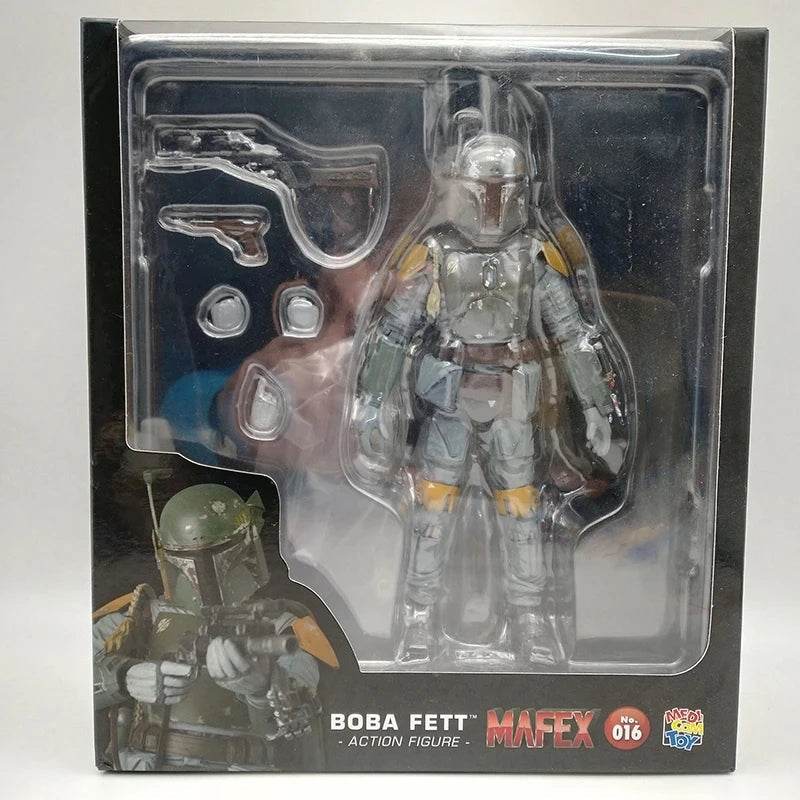 Boba Fett MAFEX Star Wars Collectible Action Figure with Accessories - ToylandEU