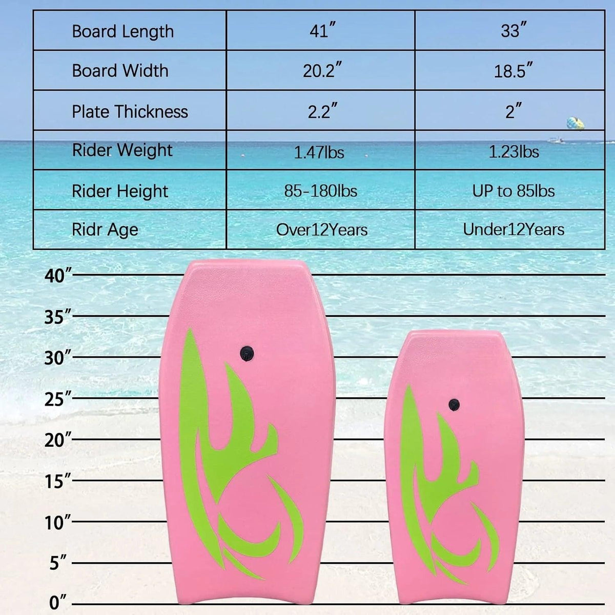 Body Board | EPS Core Lightweight | Toylandeu™