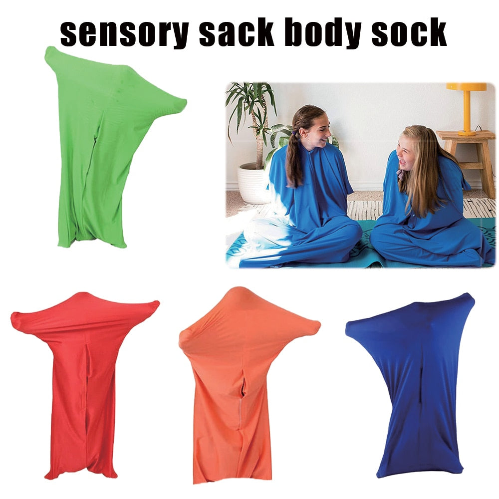 Sensory Body Sock for Kids and Adults | Autism Compression Socks | Jumping and Exploration Bag - ToylandEU