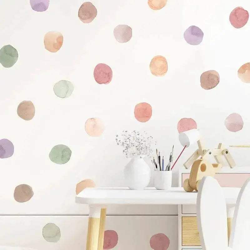 Bohemian Dot Wall Decals Self Adhesive For Kids Room - ToylandEU