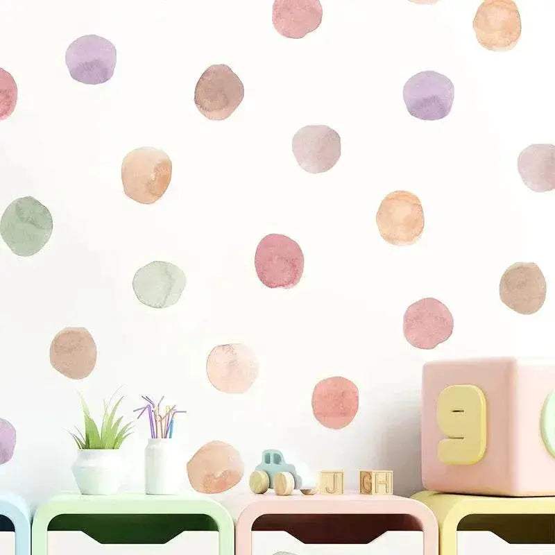 Bohemian Dot Wall Decals Self Adhesive For Kids Room - ToylandEU