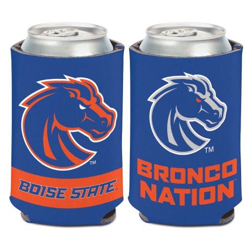 Boise State Broncos 12oz Can Cooler Slogan Design USA Made - ToylandEU