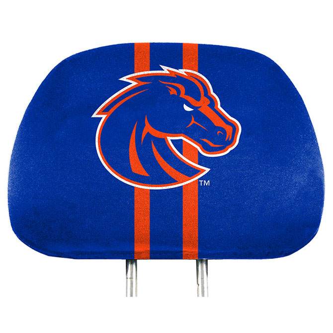 Boise State Broncos Headrest Covers Full Printed Logo - ToylandEU