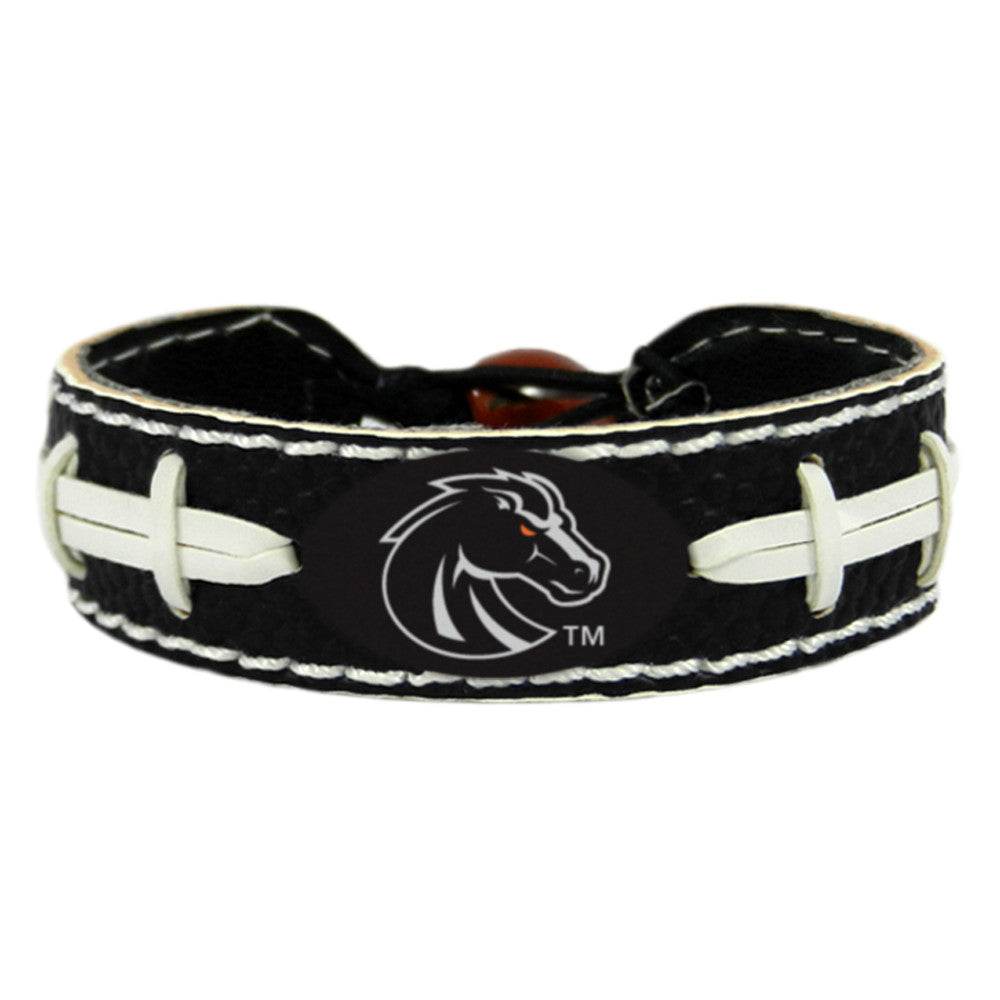 Boise State Broncos Leather Bracelet Team Color Adjustable - ToylandEU