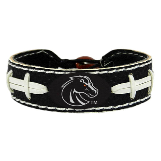 Boise State Broncos Leather Bracelet Team Color Adjustable - ToylandEU