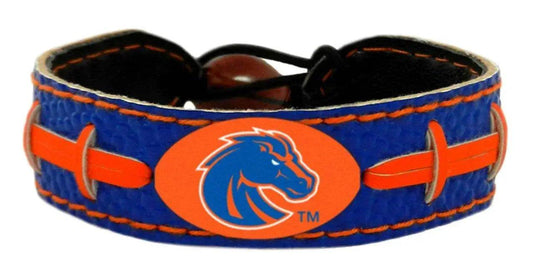  Boise State Broncos Leather Bracelet Team Color Football -  ToylandEU™