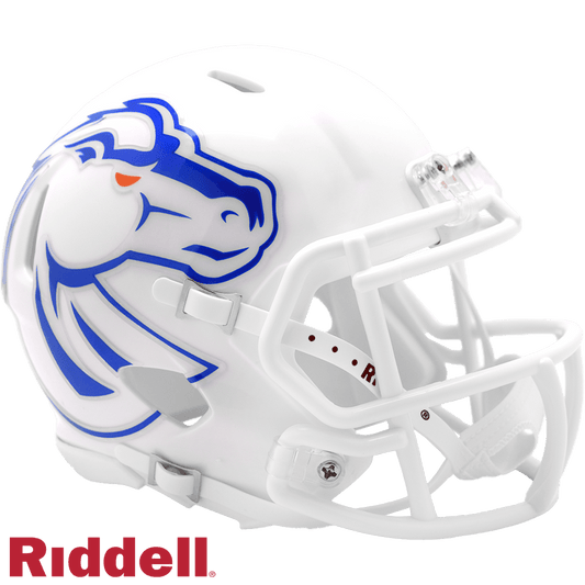 Boise State Broncos Mini Speed Helmet Riddell Replica White - ToylandEU