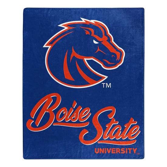 Boise State Broncos Raschel Blanket 50x60 Signature Design - ToylandEU