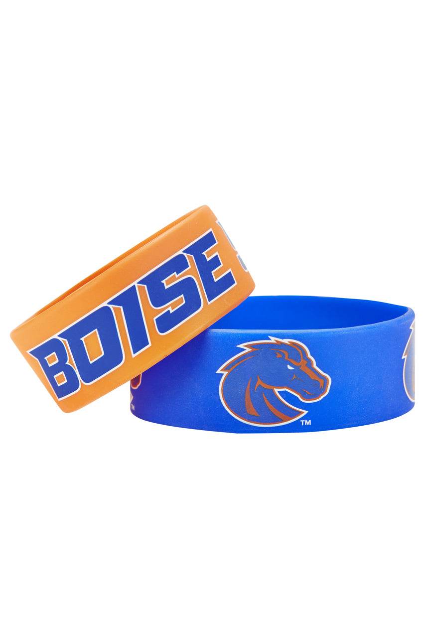 Boise State Broncos Wide Bracelets 2 Pack Licensed Aminco - ToylandEU