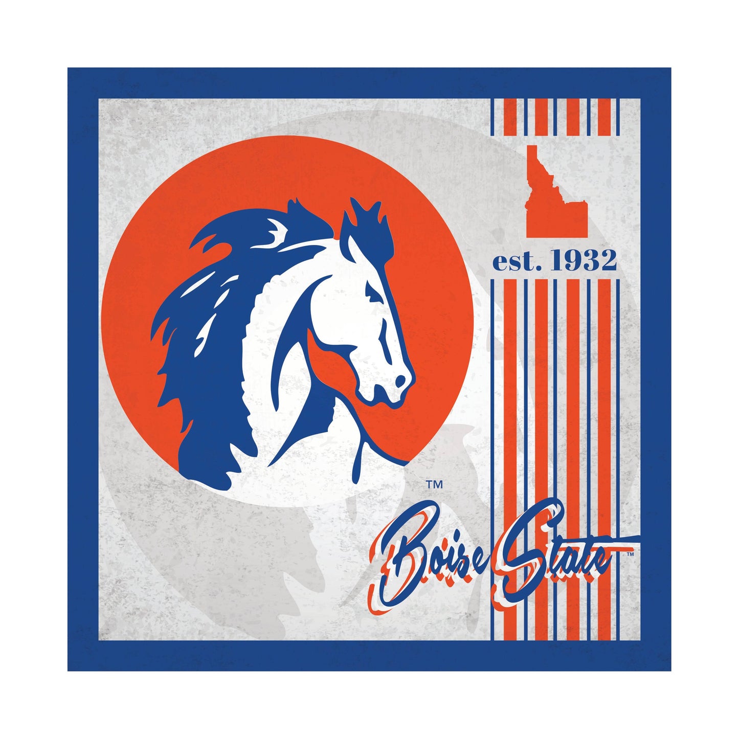 Boise State Broncos Wood Sign 10x10 Design Special Order - ToylandEU