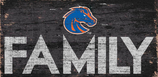 Boise State Broncos Wood Sign 12x6 Family Special Order - ToylandEU
