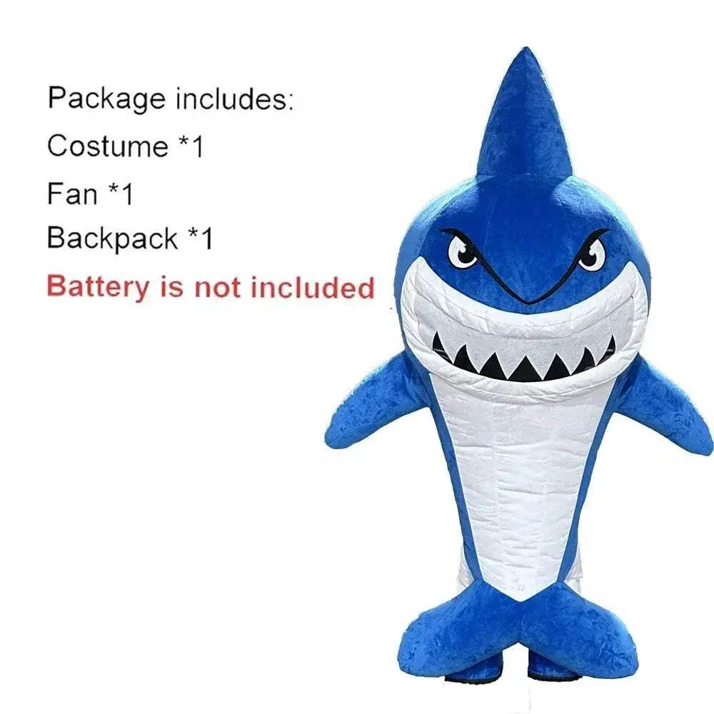  Bold 2m Shark Costume Inflatable Cosplay Toyland EU -  ToylandEU™