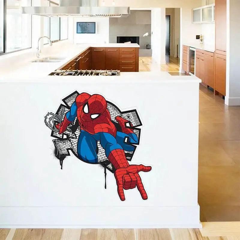  Bold 3D Spiderman Wall Stickers Kids Room Toyland EU -  ToylandEU™