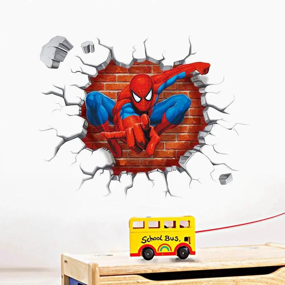  Bold 3D Spiderman Wall Stickers Kids Room Toyland EU -  ToylandEU™