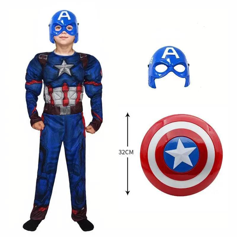  Bold Captain America Muscle Jumpsuit Cosplay Toyland EU -  ToylandEU™