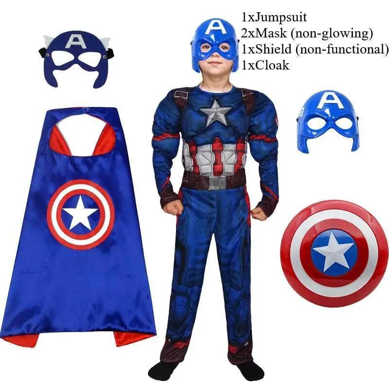  Bold Captain America Muscle Jumpsuit Cosplay Toyland EU -  ToylandEU™