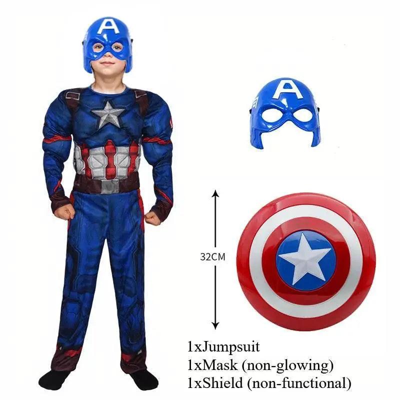  Bold Captain America Muscle Jumpsuit Cosplay Toyland EU -  ToylandEU™