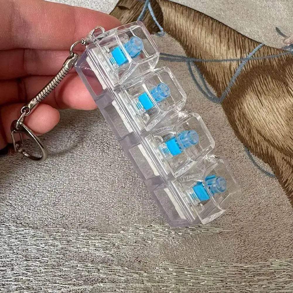  Bold Crystal Fidget Keycap LED Clicker 4 Key Toyland EU -  ToylandEU™