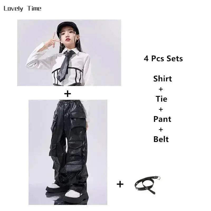  Bold Hip Hop PU Leather Cargo Pants 7 To 13 Toyland EU -  ToylandEU™