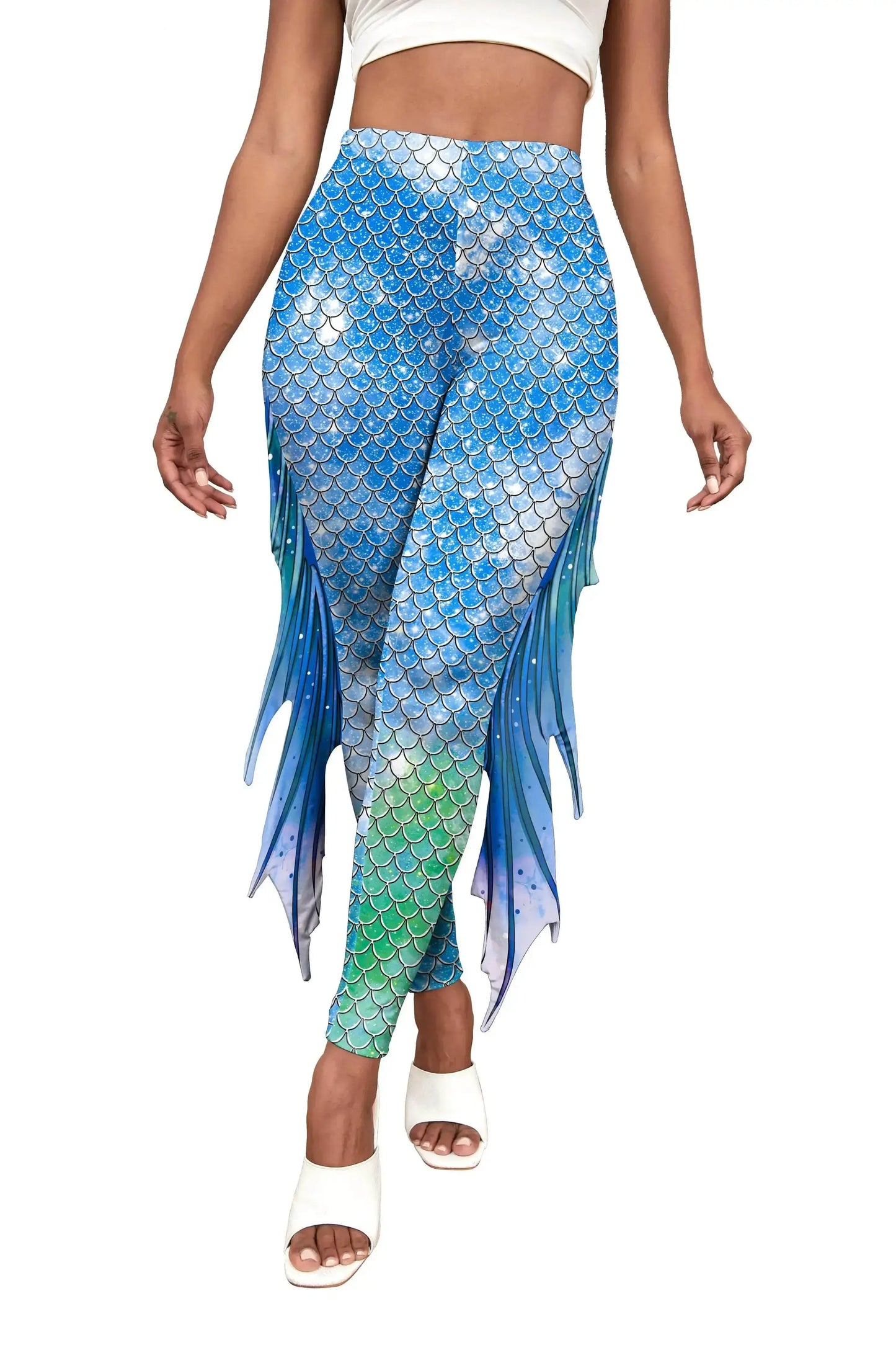  Bold Mermaid Leggings Fish Scale Pattern Toyland EU -  ToylandEU™