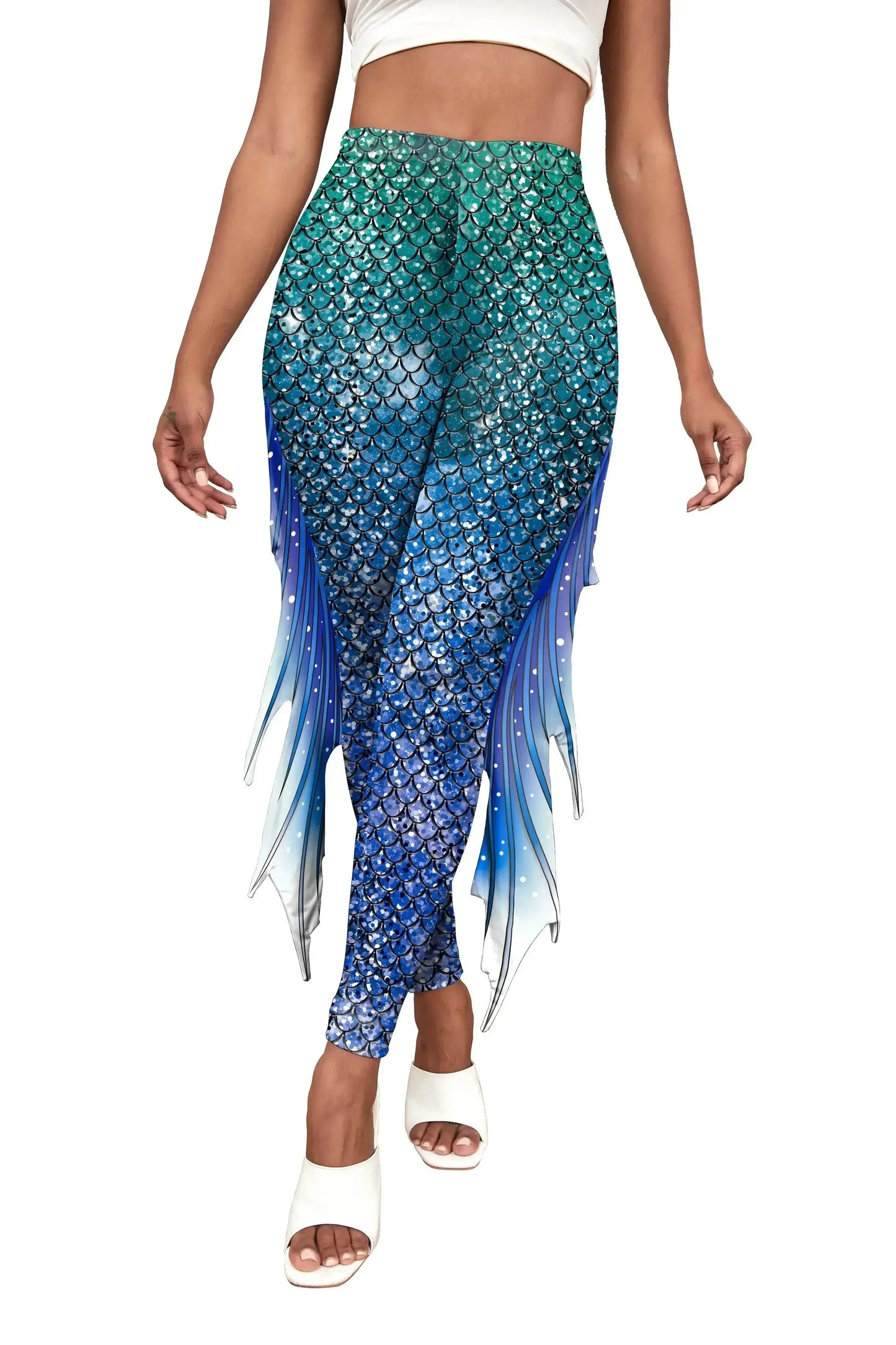  Bold Mermaid Leggings Fish Scale Pattern Toyland EU -  ToylandEU™