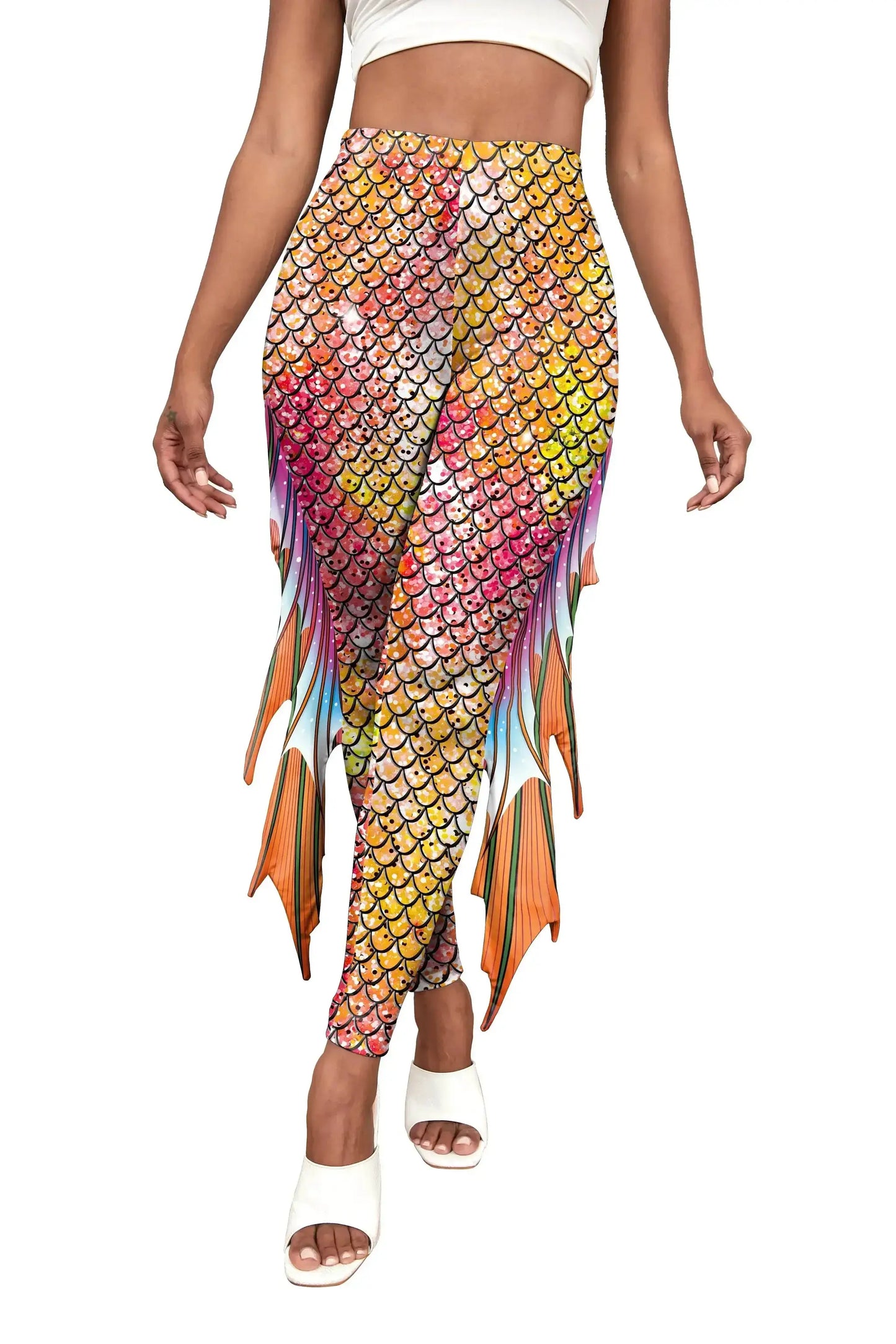 Bold Mermaid Leggings Fish Scale Pattern Toyland EU -  ToylandEU™