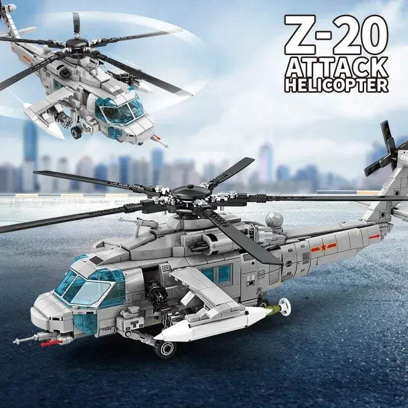  Bold Military Helicopter Block Kit Realistic Toyland EU -  ToylandEU™