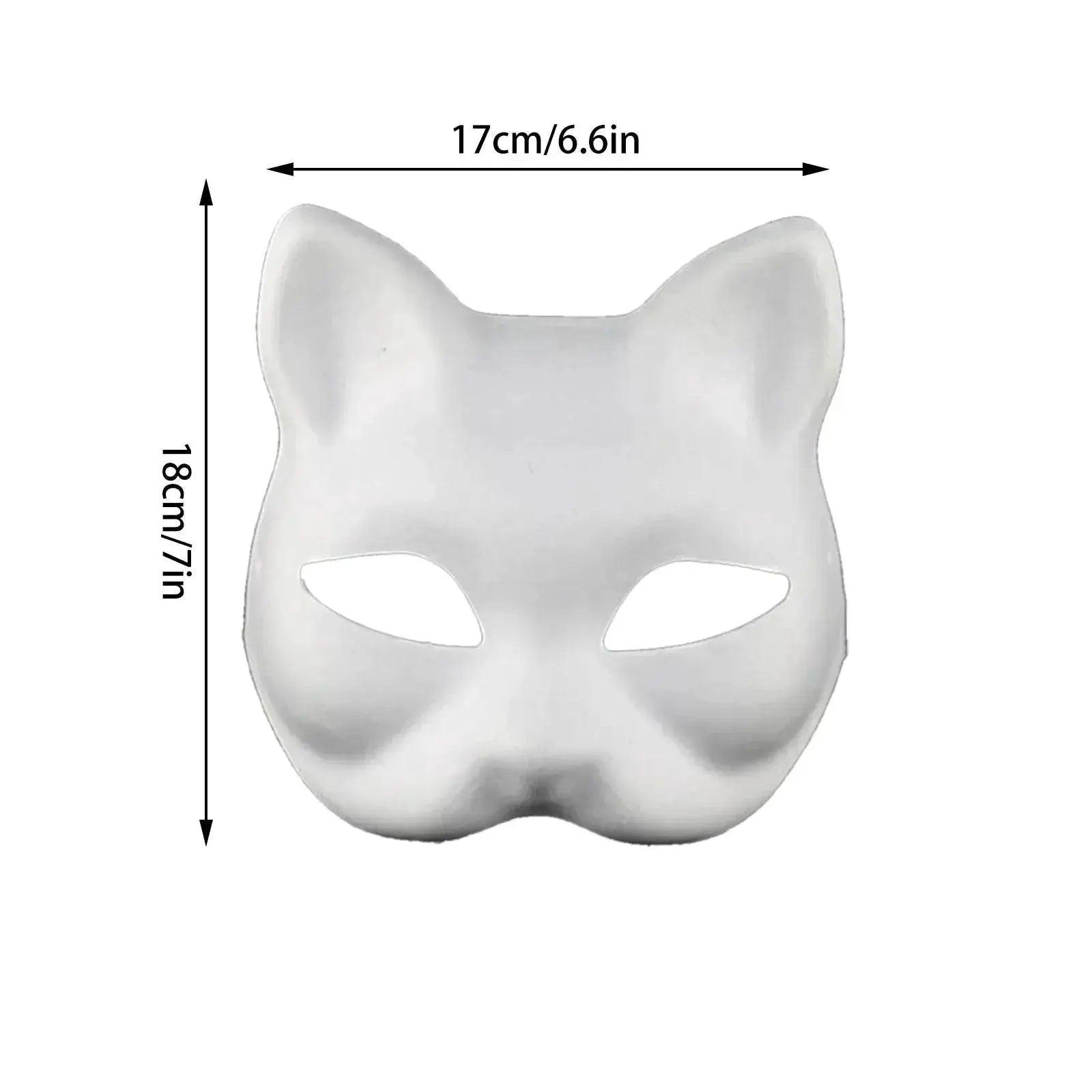  Bold Paintable Cat Fox Cosplay Mask 1 Size Toyland EU -  ToylandEU™