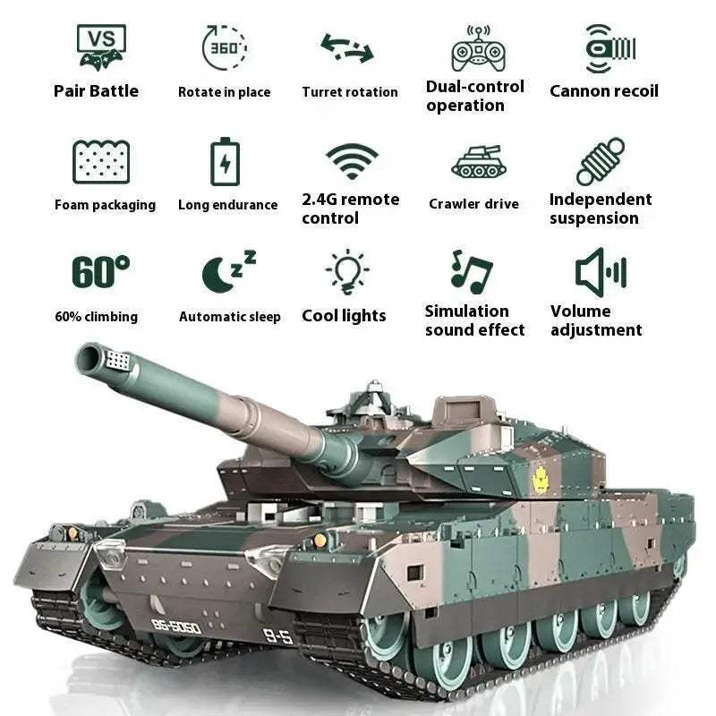  Bold Remote Control 12 Channel Tank Toyland EU -  ToylandEU™