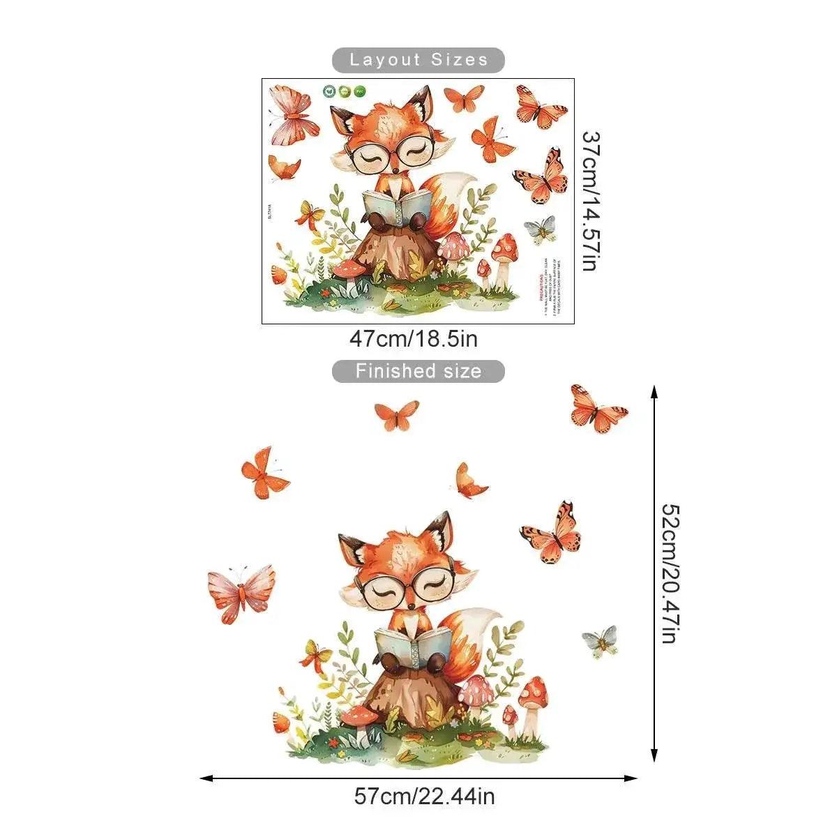  Bold Removable Wall Stickers 3D Animals Toyland EU -  ToylandEU™