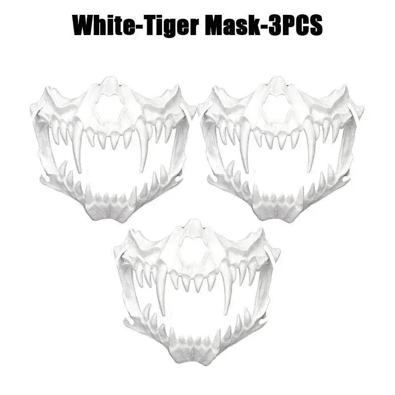  Bold Skeleton Mask Dragon God Half Face Mask Toyland EU -  ToylandEU™